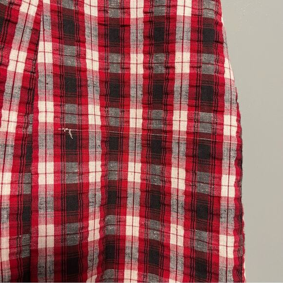 Vintage Rampage Plaid Mini Dress 90s Preppy Punk Grunge Flannel Junior's Size 5 - Picture 4 of 11